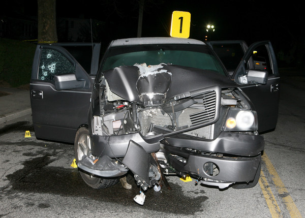 &ldquo;As we approached the scene, I saw a green light coming from the car &ndash; it was a rifle laser light aimed at us.&rdquo;