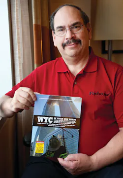 Firehouse Magazine Editor Harvey Eisner poses with a copy of his new book 'WTC In Their Own Words.' Firehouse Magazine Editor Harvey Eisner poses with a copy of his new book 'WTC In Their Own Words.'