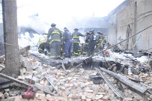 The report said few of the firefighters had radios and that supervisors outside the building had no idea what the firefighters inside were seeing.