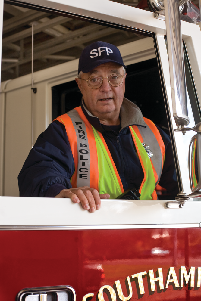 Fred Andrews of the Southampton, NY, Fire Department