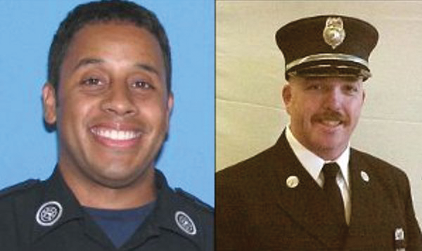 Firefighter Jonathan Croom and Lt. Charles 'Chip' McCarthy