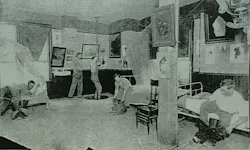 This 1900 photo shows Ocala, FL, firefighters leaving their dormitory to go to a fire. Note the mosquito netting around the beds and lack of a guard around the pole hole. The station was built in 1894. At the time this photo was made, the department consisted of two hose wagons, a hook-and-ladder truck, a chief’s buggy and three horses. Firemen were paid $35 per month and worked 6½ days a week continuously. This 1900 photo shows Ocala, FL, firefighters leaving their dormitory to go to a fire. Note the mosquito netting around the beds and lack of a guard around the pole hole. The station was built in 1894. At the time this photo was made, the department consisted of two hose wagons, a hook-and-ladder truck, a chief’s buggy and three horses. Firemen were paid $35 per month and worked 6½ days a week continuously.