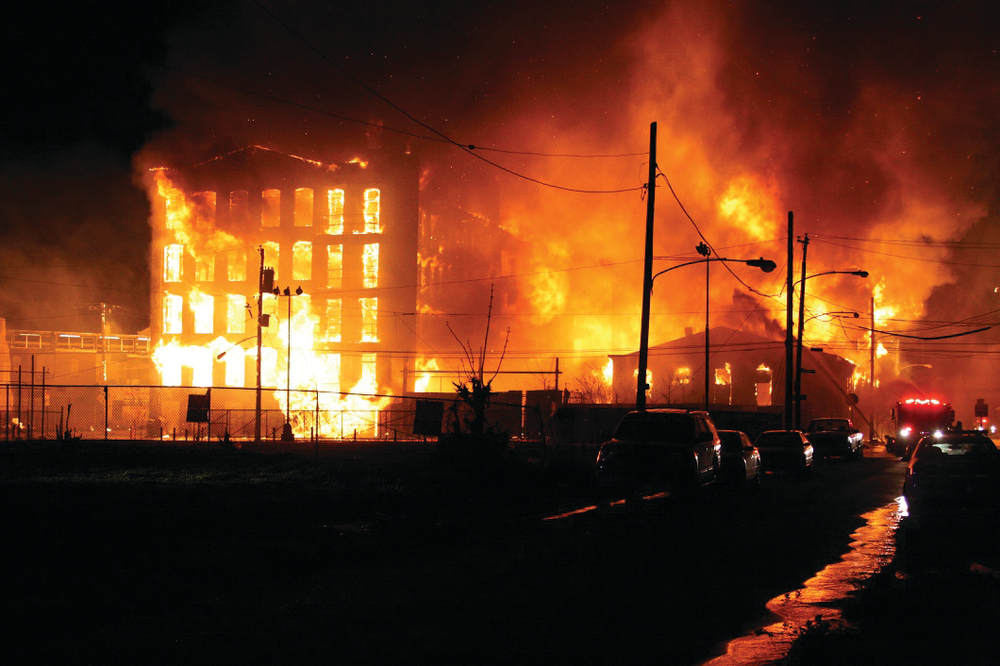 PHILADELPHIA, PA, APRIL 9, 2012 &ndash; Two firefighters were killed and several others injured when a wall collapsed on the exposure they were checking after the fire was under control.