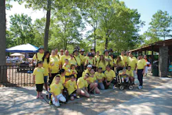 Members of the Ridge Volunteer Fire Department came out to support Ariana. Members of the Ridge Volunteer Fire Department came out to support Ariana.