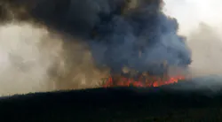 Smoke billows from a wildfire burning west of Fort Collins, Colo. on June 12. Smoke billows from a wildfire burning west of Fort Collins, Colo. on June 12.
