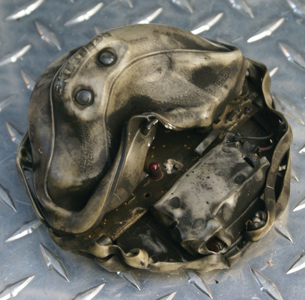 Firefighters discovered a functioning smoke alarm inside the residence although it was severely damaged by the heat.