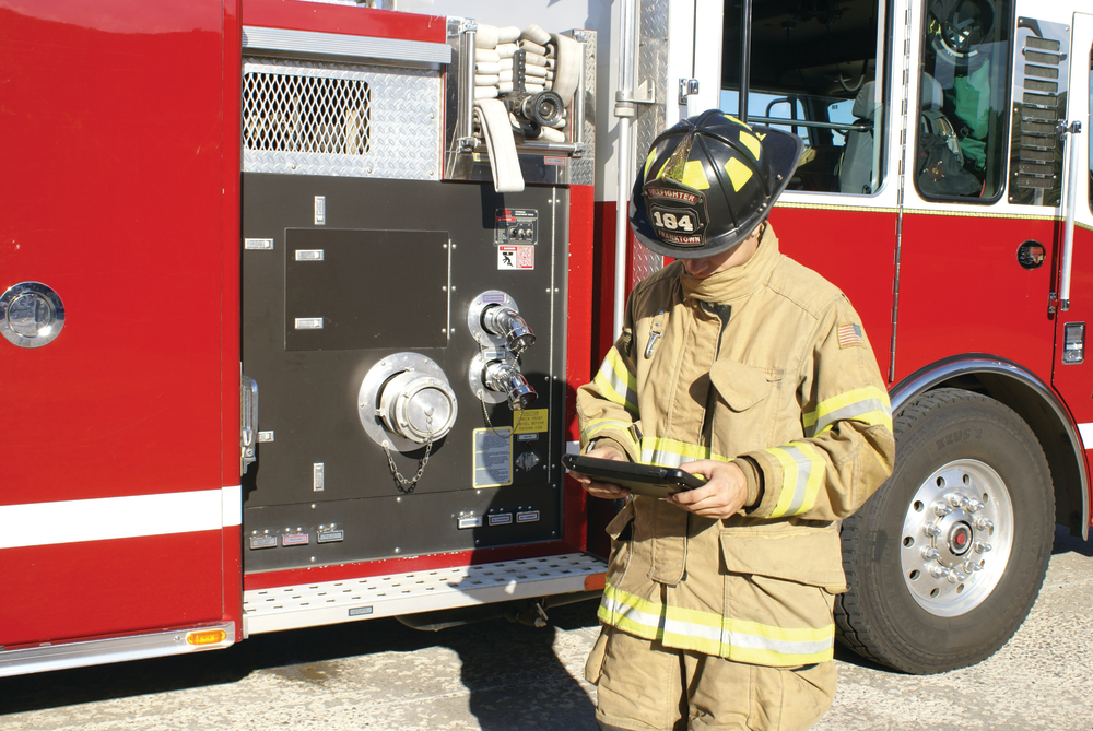 Out of the box and with an internet connection, a fire department can start using their iPad for more than reports.
