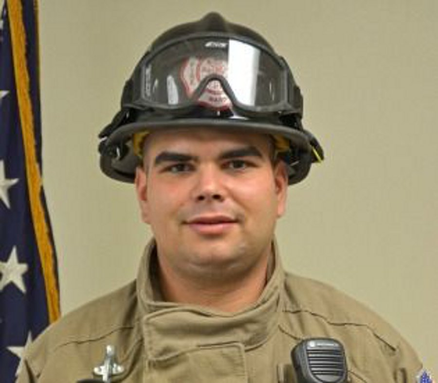 Firefighter Adam Johnson