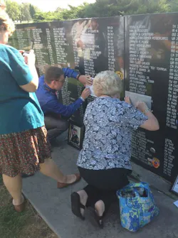 A bell tolled for each of the 154 names added to the Wall of Honor at the IAFF memorial on Sept. 15 in Colorado Springs. A bell tolled for each of the 154 names added to the Wall of Honor at the IAFF memorial on Sept. 15 in Colorado Springs.