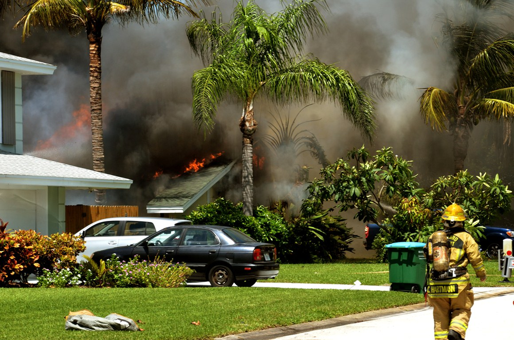 Melbourne Beach House Fire Fir 10780164