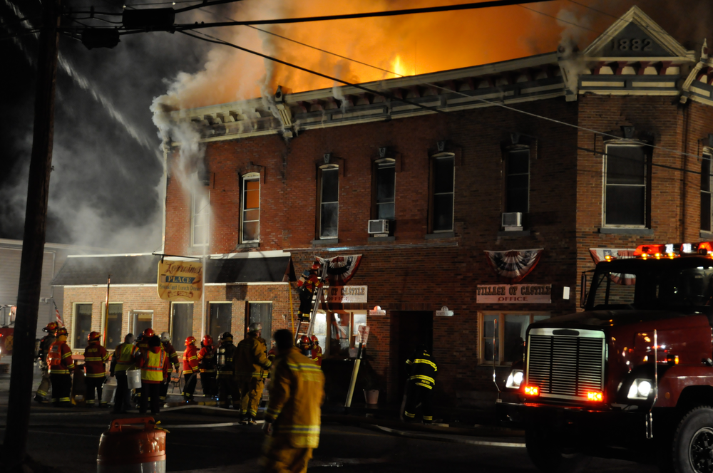 A devastating fire destroyed a local diner and damaged the municipal offices for the Village of Castile, N.Y. on Oct. 2.