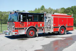 Apparatus come in all shapes and sizes. This Seagrave pumper from the Reading, MA, Fire Department carries a 1,250-gpm pump, a 750-gallon water tank and a 40-gallon foam tank with a 174½-inch wheelbase. Apparatus come in all shapes and sizes. This Seagrave pumper from the Reading, MA, Fire Department carries a 1,250-gpm pump, a 750-gallon water tank and a 40-gallon foam tank with a 174½-inch wheelbase.