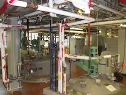 The interior of this five-story building houses multiple confined spaces, all in service and maintained at the ready. Local responders should be aware that responses to this facility should trigger a warning. The interior of this five-story building houses multiple confined spaces, all in service and maintained at the ready. Local responders should be aware that responses to this facility should trigger a warning.