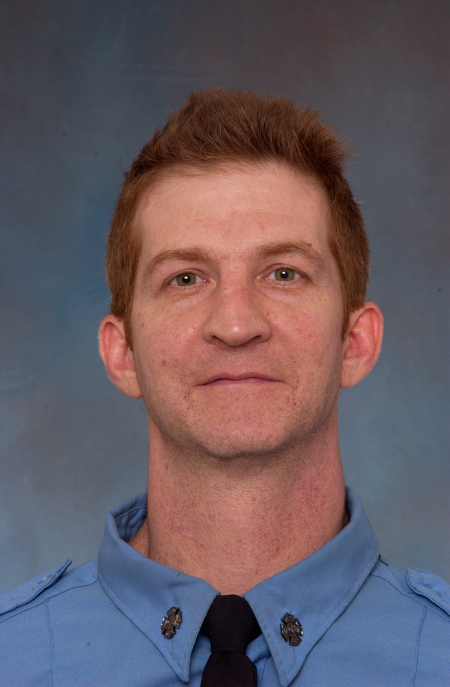 Firefighter Christopher O&rsquo;Brien of FDNY Ladder 56.