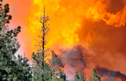 A fire burns out of control about 10 miles north of Pecos, N.M. on Thursday, May 30, 2013. A fire burns out of control about 10 miles north of Pecos, N.M. on Thursday, May 30, 2013.