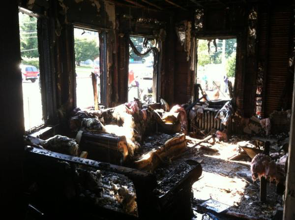 Boston firefighters called for additional alarms to help extinguish this fire.