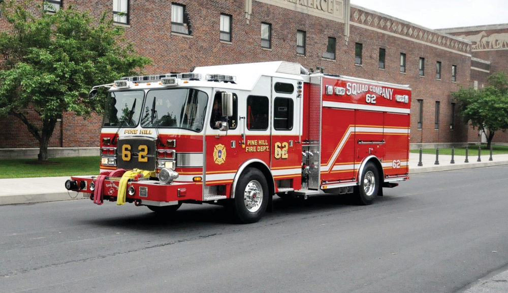 THE PINE HILL, NJ, FIRE DEPARTMENT has taken delivery of an E-ONE E-Max rescue pumper