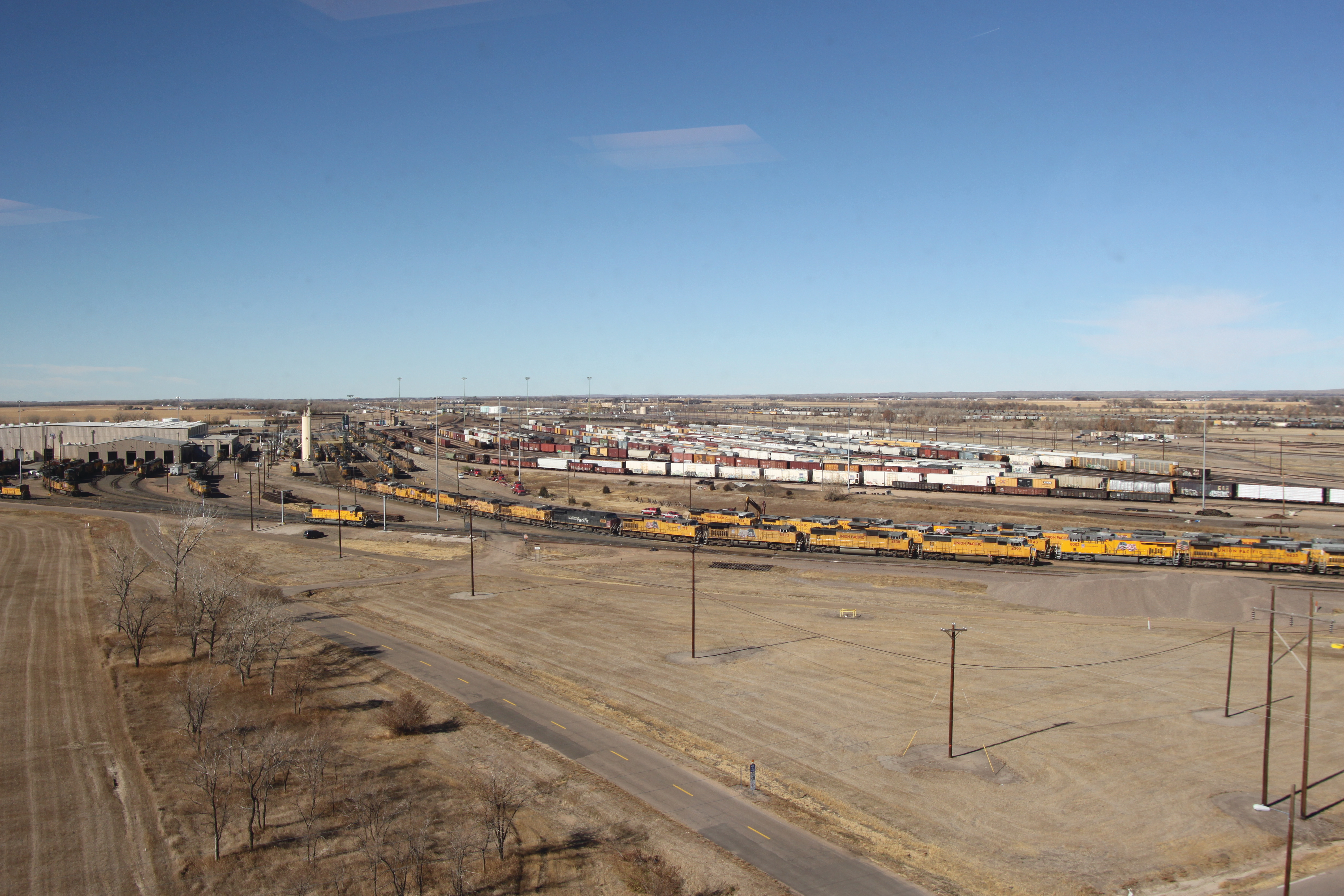 The Union Pacific Railroad's Bailey Rail Yard, in the heart of North Platte, NE, is the largest rail classification yard in the world.