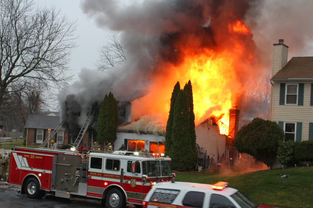 This is what crews encountered in Prince George's County, Md. on Tuesday.