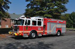 THE EAST GREENWICH TOWNSHIP, NJ, FIRE & RESCUE DEPARTMENT has taken delivery of an E-ONE eMAX rescue engine. THE EAST GREENWICH TOWNSHIP, NJ, FIRE & RESCUE DEPARTMENT has taken delivery of an E-ONE eMAX rescue engine.