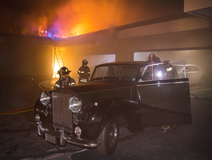 Fort Worth, Texas - Firefighters were able to save seven Ferrari's and three Rolls Royce's as flames consumed a million dollar home. See more.
