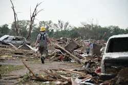 Twenty-three people died, hundreds more were injured and thousands of homes were destroyed when a tornado with peak winds of 210 mph struck Moore, OK, and other areas around Oklahoma City on May 20, 2013. Twenty-three people died, hundreds more were injured and thousands of homes were destroyed when a tornado with peak winds of 210 mph struck Moore, OK, and other areas around Oklahoma City on May 20, 2013.