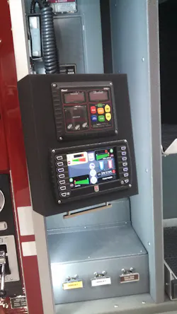 The OMNI pump system on the CORE rescue pumper is a multi-positional panel that can be placed virtually anywhere on the truck. The OMNI pump system on the CORE rescue pumper is a multi-positional panel that can be placed virtually anywhere on the truck.