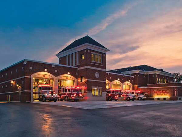 The troubled economy delayed new fire station construction for over four years. Now architects report that they are re-hiring staff to complete assignments.