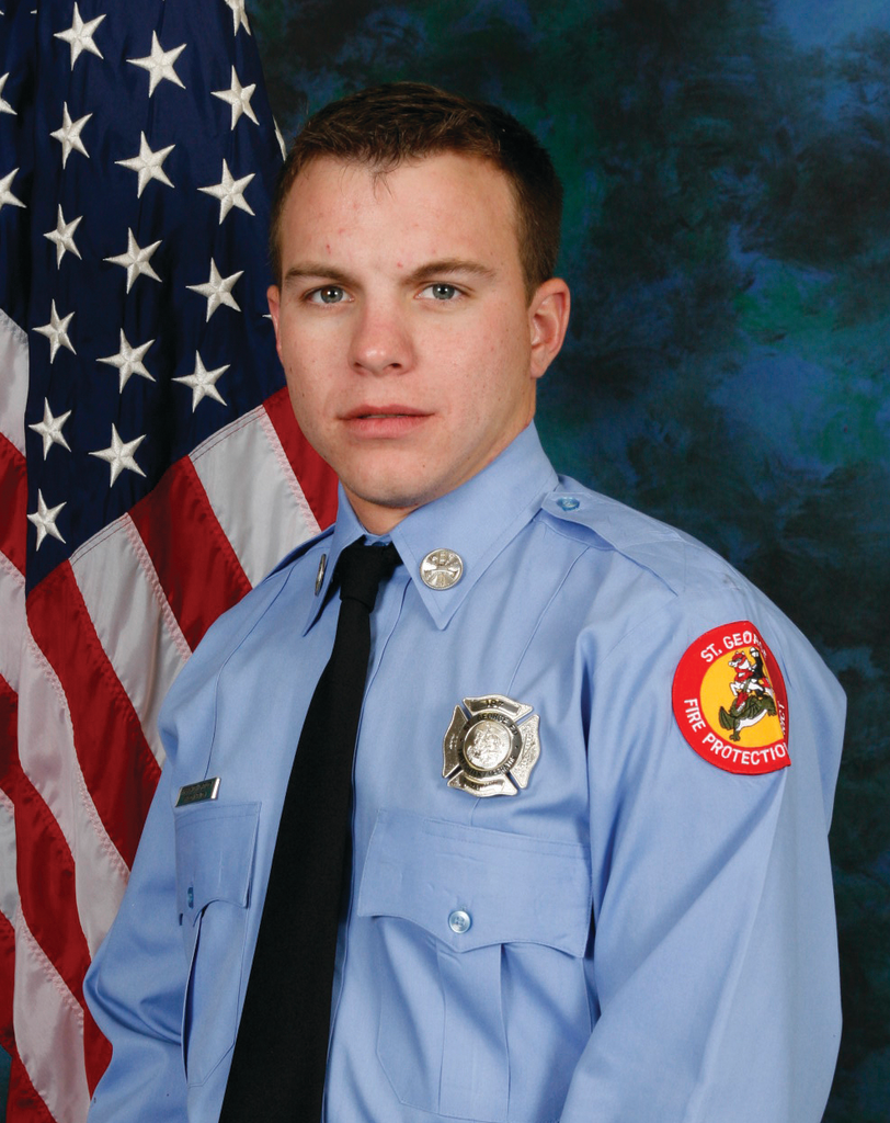 Firefighter Jonathan Dixon, from St. George Fire Protection District No. 2 in Baton Rouge, La.