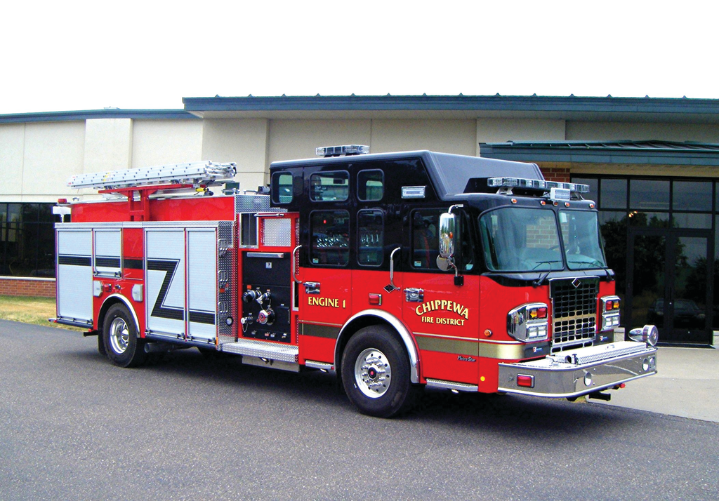THE CHIPPEWA FIRE DISTRICT in Chippewa Falls, WI, has taken delivery of a Darley custom CAFS pumper