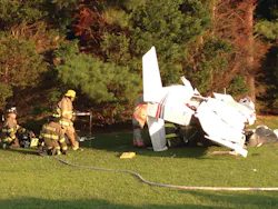 Crews from the Hartfield Volunteer Fire Department perform extrication of the second patient, who was deceased as a result of the crash. Crews from the Hartfield Volunteer Fire Department perform extrication of the second patient, who was deceased as a result of the crash.