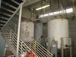 Photo 1. Some positive anchor characteristics include massive structural steel and large objects made of similar materials. Photo 1. Some positive anchor characteristics include massive structural steel and large objects made of similar materials.