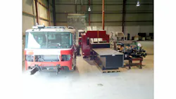 Apparatus cabs and chassis and bodies were included in the American LaFrance auction in August. Apparatus cabs and chassis and bodies were included in the American LaFrance auction in August.