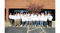 Joining forces: Scott Safety senior leadership executives and ISG/Infrasys executives and employees join together following acquisition announcement on Friday, Nov. 21, 2014, at ISG headquarters in Lawrenceville, Ga. Joining forces: Scott Safety senior leadership executives and ISG/Infrasys executives and employees join together following acquisition announcement on Friday, Nov. 21, 2014, at ISG headquarters in Lawrenceville, Ga.