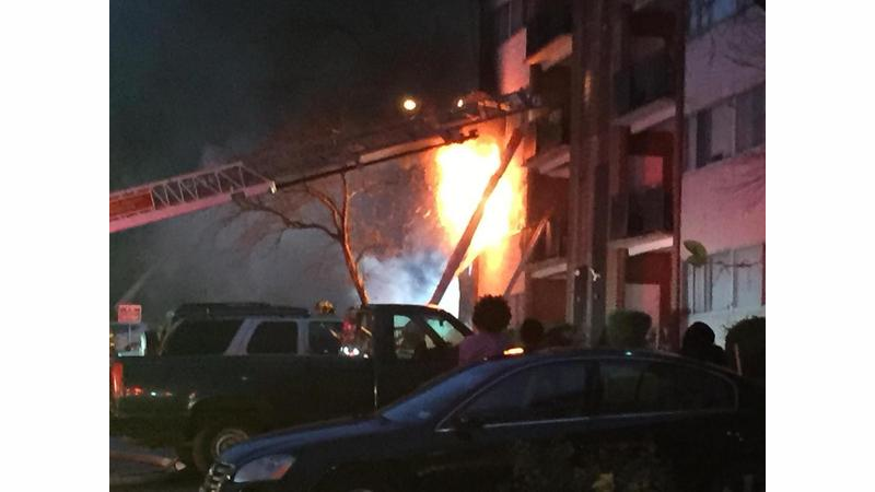 Firefighters battled a multi-alarm fire in Prince George's County on Thanksgiving.