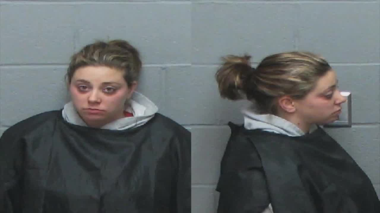 Chelsea Matthew, 24, took the Lincoln-Ottawa-Harrison fire truck from the station.