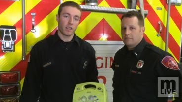 These firefighters' quick actions are credited with saving their engine driver.