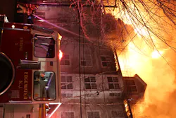 Fire departments from Bergen and Hudson counties responded to the massive blaze. Fire departments from Bergen and Hudson counties responded to the massive blaze.