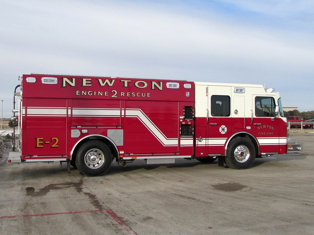 NEWTOWN, KS, FIRE/EMS has a new rescue pumper in service built by Smeal