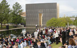 Thousands gathered Sunday to remember the victims of the Oklahoma City bombing. Thousands gathered Sunday to remember the victims of the Oklahoma City bombing.
