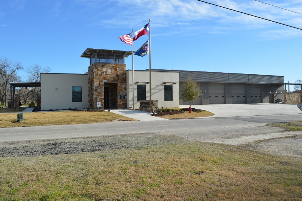 The front of the Leon Valley fire station.