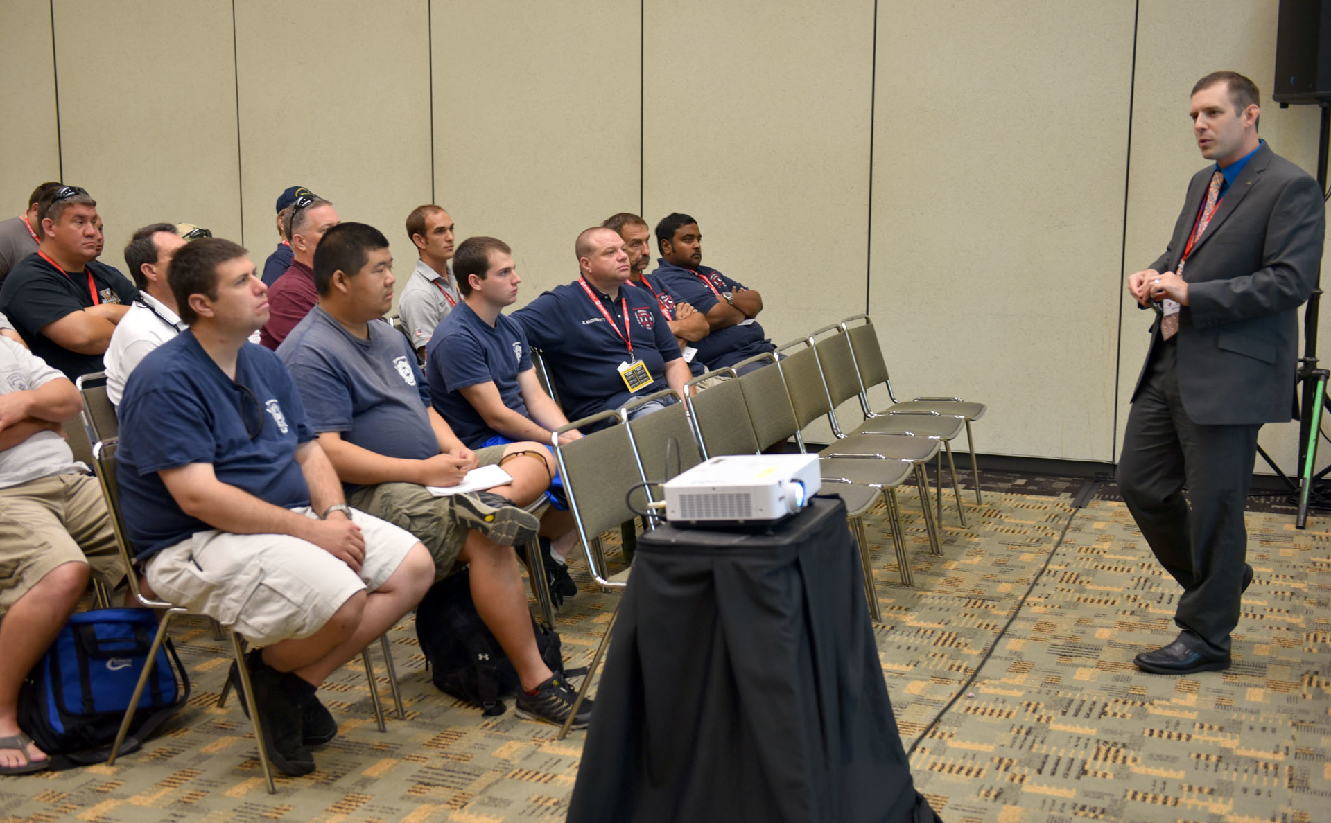 UL Research Engineer Robin Zevotek presented &ldquo;Modern Fire Behavior, Today&rsquo;s Fire Environment.&rdquo;
