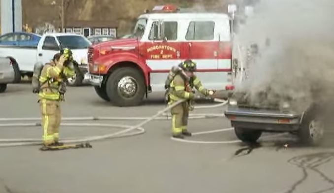 Using a video camera to capture operations on the training ground can assist firefighters with improving their tactics.