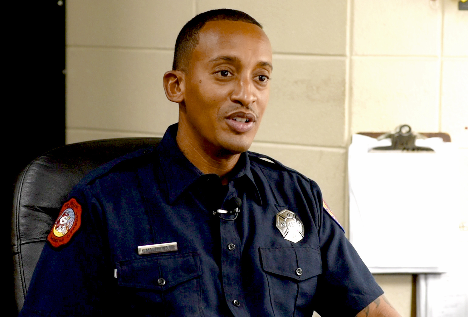 New Orleans Firefighter Ken Matthews
