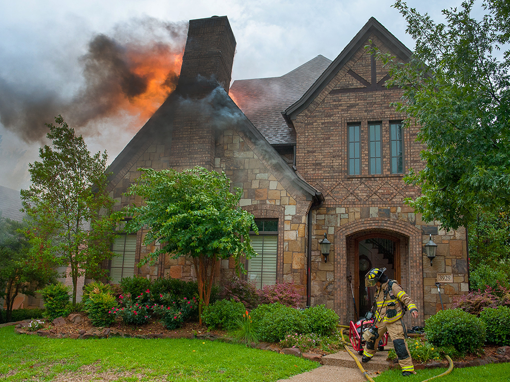 The overall concern for the incident command is for the welfare of our neighbors and everyone on the fireground shares the goal of safety.