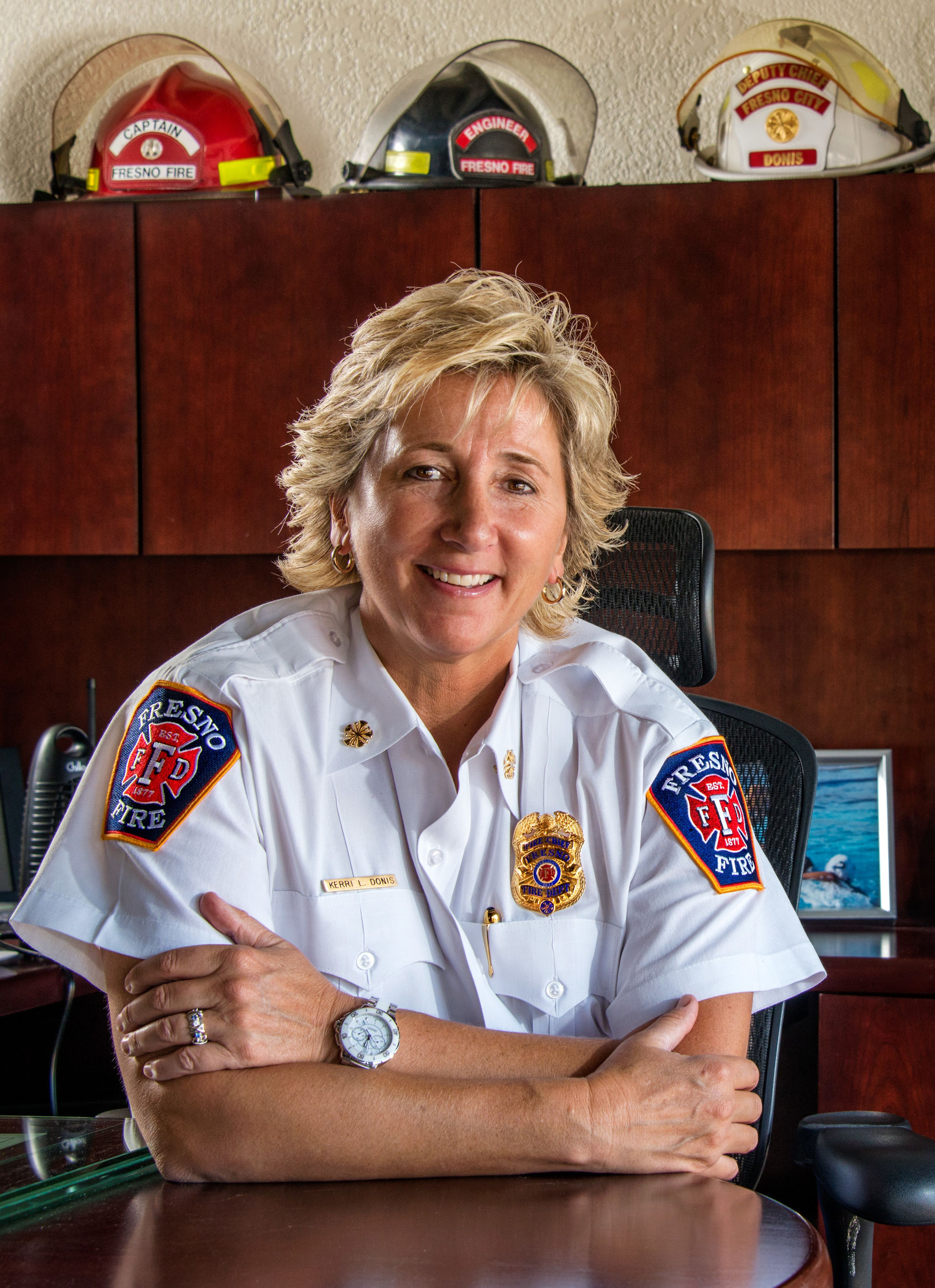 Fresno Fire Chief Kerri Donis will participate in a special presentation at Firehouse World in San Diego, speaking about that left Capt. Peter Dern with critical injuries.