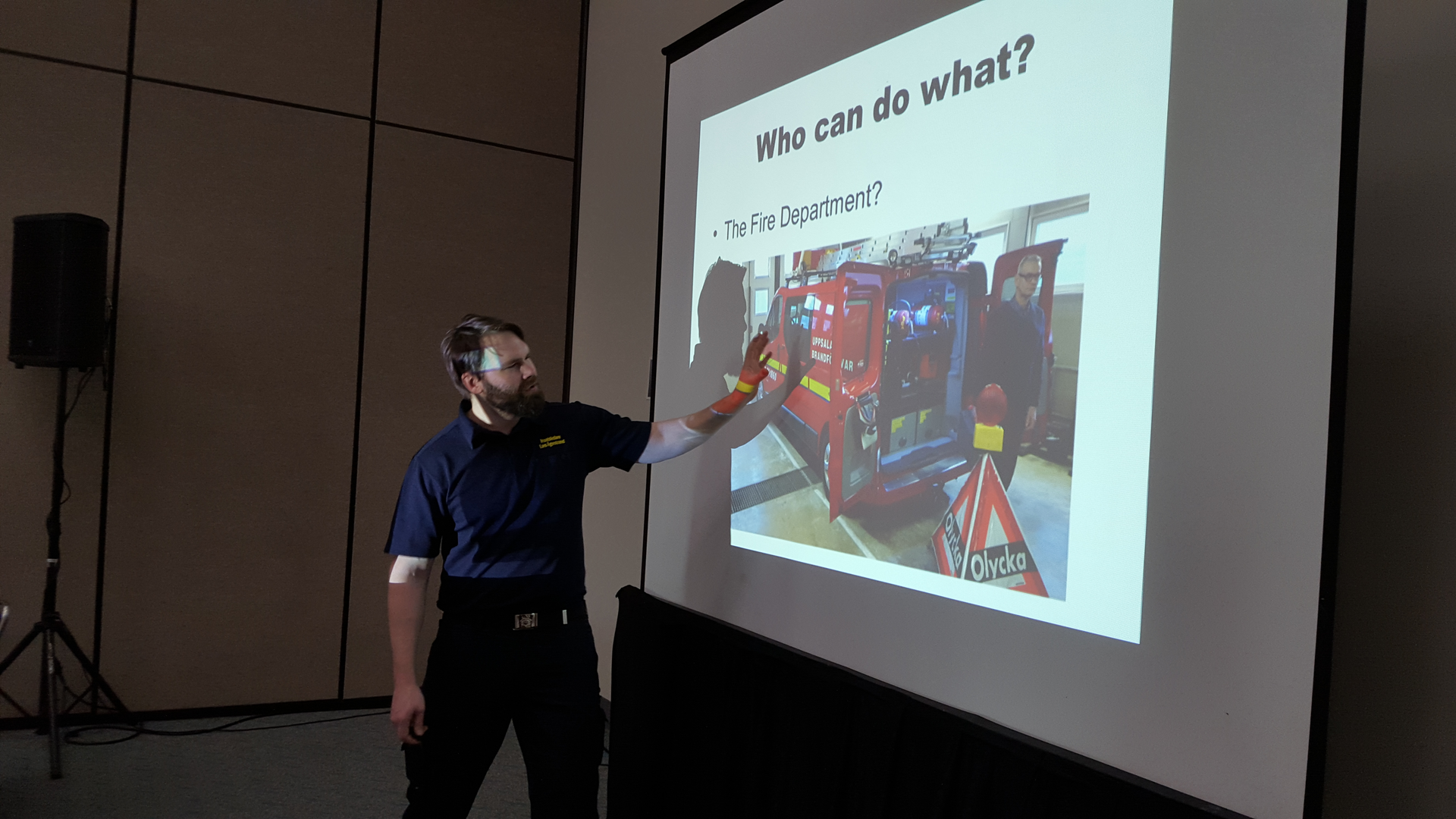 Lars &angst;gerstrand, Battalion Chief, V&auml;rnamo Fire & Rescue, Sweden