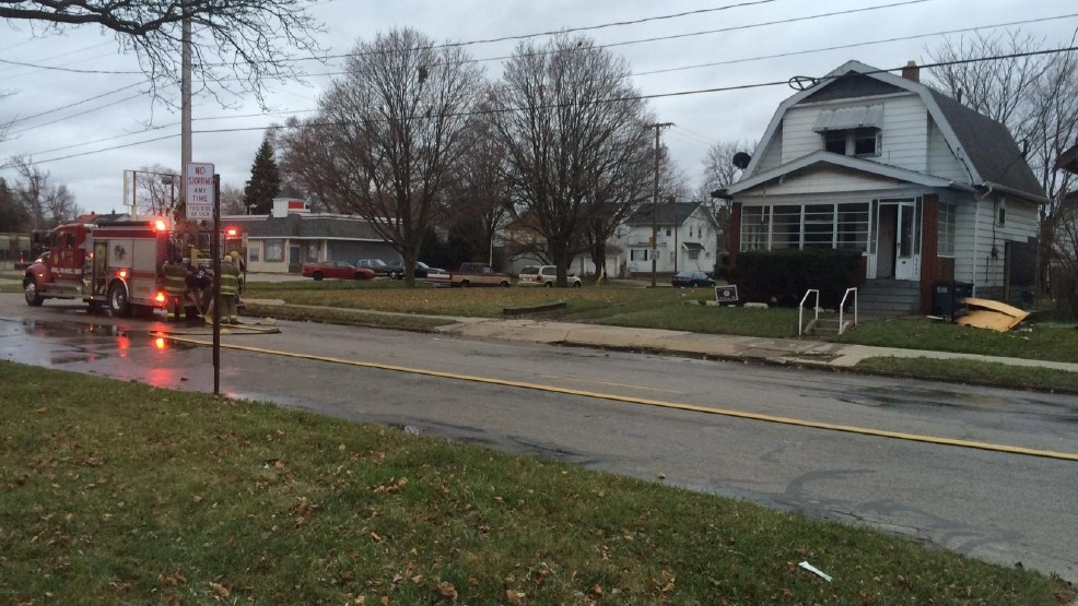 Upon arrival, the crew pulled past the one-and-a-half-story, early 1900s house, with light smoke drifting from the eaves.