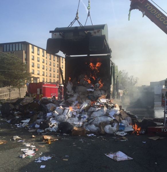 Hours after Boston firefighters responded to the fire inside the tunnel, the fire continued to burn.