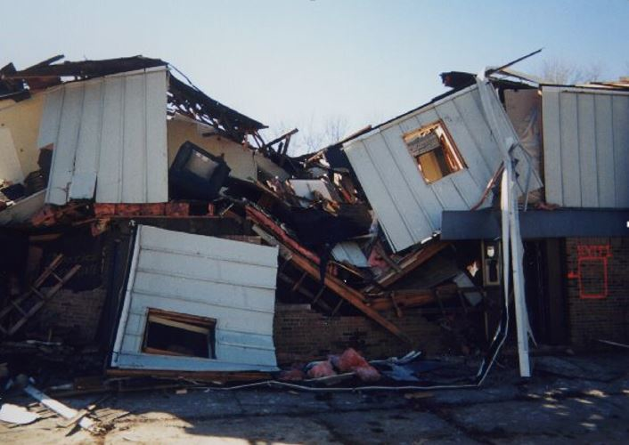 Photo 3: Consider distance, terrain and topography for accessibility and safety considerations in the 'hot zone.'